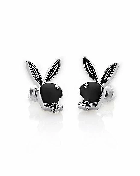 Discount π Multi-Pack Black White and Pink Playboy Bunny Stud Earrings - 3 Pair π€© 5 Discount π Multi-Pack Black White and Pink Playboy Bunny Stud Earrings - 3 Pair π€© - Image 3