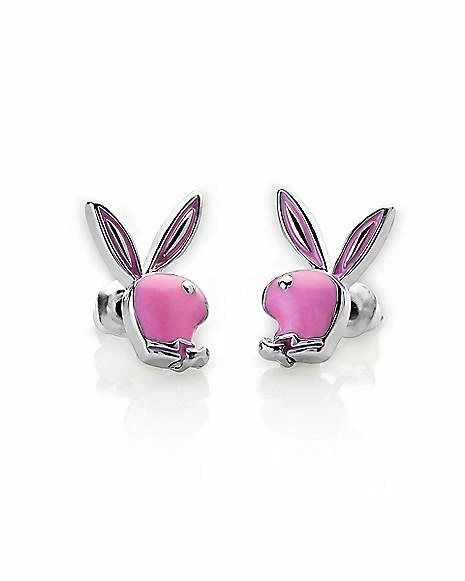 Discount π Multi-Pack Black White and Pink Playboy Bunny Stud Earrings - 3 Pair π€© 6 Discount π Multi-Pack Black White and Pink Playboy Bunny Stud Earrings - 3 Pair π€© - Image 4
