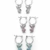 Promo π Multi-Pack Clear Pink and Blue Gem Playboy Bunny Dangle Earrings - 3 Pair β 2 Promo π Multi-Pack Clear Pink and Blue Gem Playboy Bunny Dangle Earrings - 3 Pair β -Playboy Shop 03932530 a
