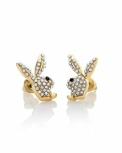 Hot Sale 🧨 Multi-Pack Playboy Bunny Multi-Color Stud Earrings and Dangle Earrings - 6 Pair 👍 -Playboy Shop 03932548 g