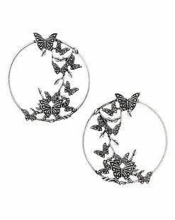 Flash Sale 👏 Butterfly Cluster Hoop Earrings ⭐