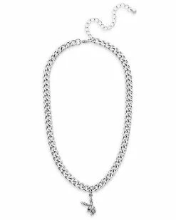 Wholesale 💯 Multi-Pack Studded Heart and Curb Chain Playboy Bunny Choker Necklaces - 3 Pack 🧨