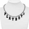 Brand new 🛒 Playboy Bunny Varsity Letter Necklace 🌟 -Playboy Shop 03933991 a