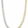 Best Pirce 🎉 Goldtone and Silvertone Curb Chain Necklace 🥰