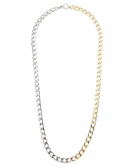 Best Pirce π Goldtone and Silvertone Curb Chain Necklace π₯° 4 Best Pirce π Goldtone and Silvertone Curb Chain Necklace π₯° - Image 2