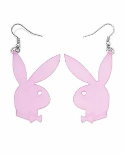 Best Sale ✨ Pink Playboy Bunny Dangle Earrings 😍