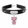 Cheapest 💯 Gloomy Bear Spiked Choker Necklace 🎉 -Playboy Shop 03940152 a