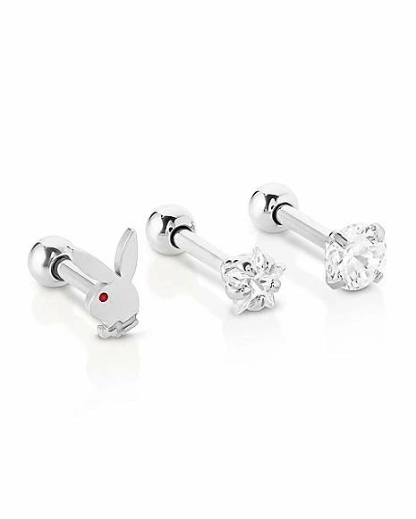 Coupon π Multi-Pack Star CZ Playboy Cartilage Barbells 3 Pack - 16 Gauge π₯° 3 Coupon π Multi-Pack Star CZ Playboy Cartilage Barbells 3 Pack - 16 Gauge π₯°