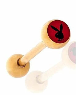 Best reviews of 🌟 Multi-Pack Multi-Color Goldtone Playboy Barbells 5 Pack - 14 Gauge 🔔 -Playboy Shop 03940756 c