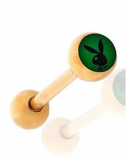 Best reviews of 🌟 Multi-Pack Multi-Color Goldtone Playboy Barbells 5 Pack - 14 Gauge 🔔 -Playboy Shop 03940756 d