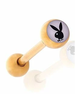 Best reviews of 🌟 Multi-Pack Multi-Color Goldtone Playboy Barbells 5 Pack - 14 Gauge 🔔 -Playboy Shop 03940756 f