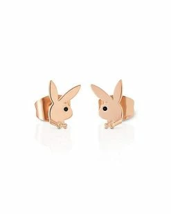 Hot Sale ⭐ Multi-Pack Rose Goldtone Playboy Bunny and CZ Stud Earrings 3 Pair - 20 Gauge ✨ 7 Hot Sale ⭐ Multi-Pack Rose Goldtone Playboy Bunny and CZ Stud Earrings 3 Pair - 20 Gauge ✨ -Playboy Shop 03940772 b