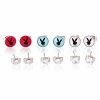 Deals 🛒 Multi-Pack CZ Multi-Color Playboy Stud Earrings 3 Pair - 20 Gauge 😉 -Playboy Shop 03940798 a