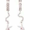 Best deal π CZ Playboy Bunny Hoop Huggie Dangle Earrings - 18 Gauge βοΈ 2 Best deal π CZ Playboy Bunny Hoop Huggie Dangle Earrings - 18 Gauge βοΈ -Playboy Shop 03940822 a