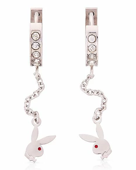 Best deal π CZ Playboy Bunny Hoop Huggie Dangle Earrings - 18 Gauge βοΈ 3 Best deal π CZ Playboy Bunny Hoop Huggie Dangle Earrings - 18 Gauge βοΈ