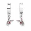 Brand new βοΈ CZ Pink Playboy Bunny Hoop Huggie Dangle Earrings - 18 Gauge β 2 Brand new βοΈ CZ Pink Playboy Bunny Hoop Huggie Dangle Earrings - 18 Gauge β -Playboy Shop 03940889 a