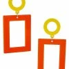 Cheap π 70s Yellow and Red Circle and Square Dangle Earrings π 2 Cheap π 70s Yellow and Red Circle and Square Dangle Earrings π -Playboy Shop 03942919 a