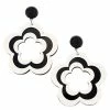 Brand new π₯ Black and Silvertone Flower Cutout Dangle Earrings π₯° 1 Brand new π₯ Black and Silvertone Flower Cutout Dangle Earrings π₯° -Playboy Shop 03942935 a