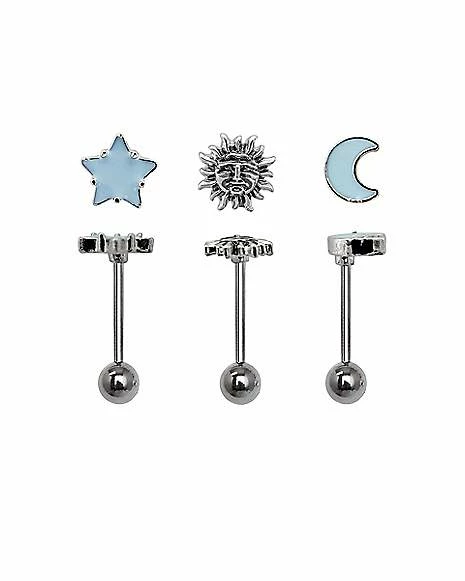 Best reviews of π― Multi-Pack Sun Moon and Star Barbells 3 Pack - 14 Gauge π 3 Best reviews of π― Multi-Pack Sun Moon and Star Barbells 3 Pack - 14 Gauge π