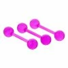 Budget 😍 Multi-Pack Pink Acrylic Barbells 3 Pack - 14 Gauge ✔️ -Playboy Shop 03943073 a