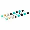 Buy 😉 Multi-Pack CZ Black Teal and Gold Barbells 8 Pack - 14 Gauge 🔔