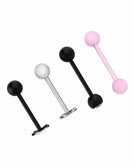 Buy π Multi-Pack CZ Demon Goat Barbells 4 Pack - 14 Gauge π 4 Buy π Multi-Pack CZ Demon Goat Barbells 4 Pack - 14 Gauge π - Image 2