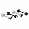 Deals βοΈ Multi-Pack Silver and Black Moth Barbells 4 Pack - 14 Gauge π 2 Deals βοΈ Multi-Pack Silver and Black Moth Barbells 4 Pack - 14 Gauge π -Playboy Shop 03943172 a