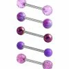 Deals π Multi-Pack Pink and Purple Glitter Barbells 5 Pack - 14 Gauge π 1 Deals π Multi-Pack Pink and Purple Glitter Barbells 5 Pack - 14 Gauge π -Playboy Shop 03945920