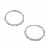 Promo 😀 CZ Titanium Hinged Hoop Earrings - 20 Gauge 🛒 -Playboy Shop 03945987 a