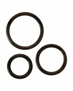 Best Pirce 🧨 Multi-Pack Black Hoop Nose Rings 3 Pack - 16 Gauge 👏