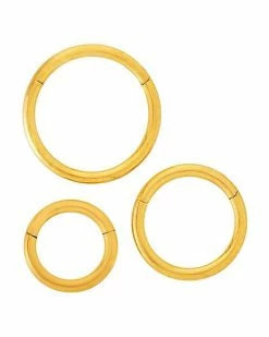 Best deal 😍 Multi-Pack Goldtone Hoop Nose Rings 3 Pack - 16 Gauge 👍