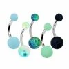 Best Pirce 🧨 Multi-Pack Multi-Color Matte and Glitter Belly Rings 5 Pack - 14 Gauge 🎉 -Playboy Shop 03946365