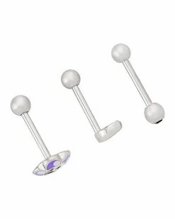 Cheap 𧨠Multi-Pack Black CZ and Yin Yang Flower Cartilage Barbells 3 Pack - 18 Gauge ⨠5 Cheap 𧨠Multi-Pack Black CZ and Yin Yang Flower Cartilage Barbells 3 Pack - 18 Gauge ⨠-Playboy Shop 03946407 b
