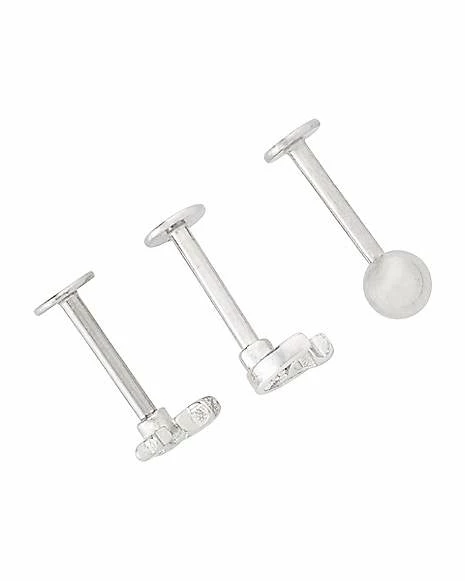 Promo βοΈ Multi-Pack Moon and Stars Cartilage Earrings 3 Pack - 16 Gauge π 4 Promo βοΈ Multi-Pack Moon and Stars Cartilage Earrings 3 Pack - 16 Gauge π - Image 2