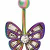 Wholesale β€οΈ CZ Purple Butterfly Belly Ring - 14 Gauge π 1 Wholesale β€οΈ CZ Purple Butterfly Belly Ring - 14 Gauge π -Playboy Shop 03946878 a