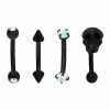 Promo π Multi-Pack CZ Black Skull Curved Barbells 4 Pack - 16 Gauge π― 2 Promo π Multi-Pack CZ Black Skull Curved Barbells 4 Pack - 16 Gauge π― -Playboy Shop 03948528 a