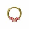 Buy 🌟 Groovy Butterfly Clicker Septum Ring - 16 Gauge 🔔 -Playboy Shop 03948734 a