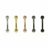 Deals 🌟 Multi-Pack Silvertone Goldtone Black Curved Barbells 5 Pack - 16 Gauge ❤️ -Playboy Shop 03948890 a
