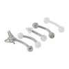 Hot Sale π Multi-Pack CZ White and Silver Butterfly Curved Barbells 5 Pack - 16 Gauge π 1 Hot Sale π Multi-Pack CZ White and Silver Butterfly Curved Barbells 5 Pack - 16 Gauge π -Playboy Shop 03949047 a