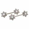 Top 10 🔔 CZ and Opal-Effect Star Nipple Barbells - 14 Gauge 🥰 -Playboy Shop 03949146 a