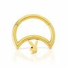 Promo π Gold Plated Playboy Bunny Moon Hinge Septum Ring 𧨠2 Promo π Gold Plated Playboy Bunny Moon Hinge Septum Ring 𧨠-Playboy Shop 03953676 a