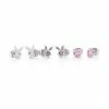 Cheap π Multi-Pack CZ Pink Playboy Bunny Heart Stud Earrings 3 Pack - 20 Gauge 𧨠2 Cheap π Multi-Pack CZ Pink Playboy Bunny Heart Stud Earrings 3 Pack - 20 Gauge 𧨠-Playboy Shop 03957743 a