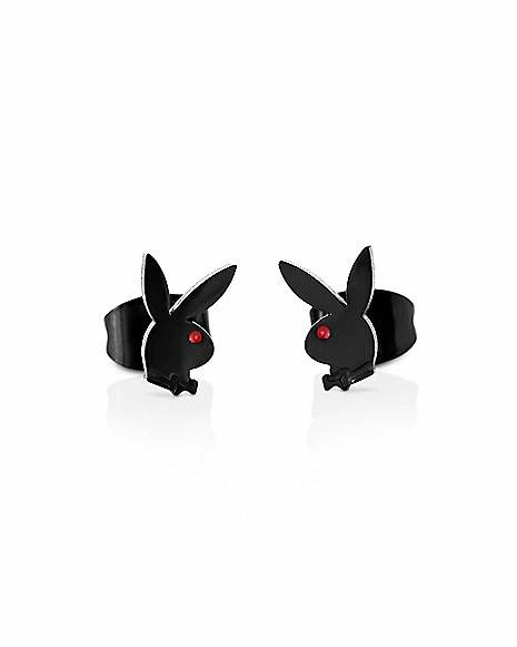 Cheapest β Multi-Pack Playboy Bunny Black CZ Stud Earrings 3 Pack - 20 Gauge 𧨠4 Cheapest β Multi-Pack Playboy Bunny Black CZ Stud Earrings 3 Pack - 20 Gauge 𧨠- Image 2