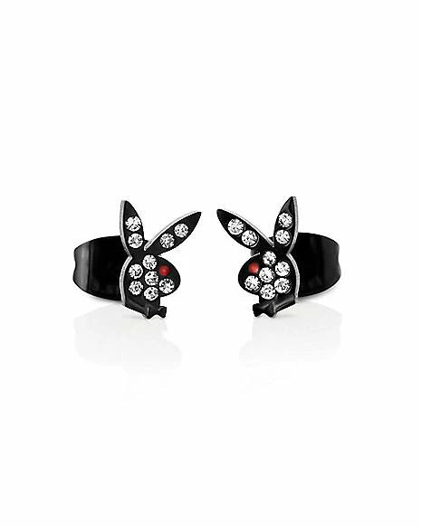 Cheapest β Multi-Pack Playboy Bunny Black CZ Stud Earrings 3 Pack - 20 Gauge 𧨠5 Cheapest β Multi-Pack Playboy Bunny Black CZ Stud Earrings 3 Pack - 20 Gauge 𧨠- Image 3
