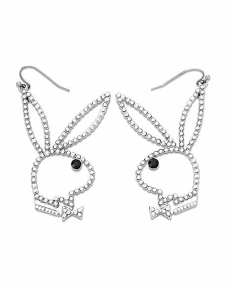 Hot Sale π― Pearl Outline Playboy Bunny Dangle Earrings 𧨠3 Hot Sale π― Pearl Outline Playboy Bunny Dangle Earrings π§¨
