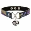 Deals 🤩 Jack and Sally Heart Dangle Choker Necklace - The Nightmare Before ❄ Christmas 🔔 -Playboy Shop 03958881 a