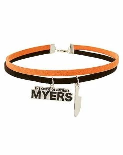 Budget 🎉 Michael Myers Knife Choker Necklace - 💀 Halloween ❤️