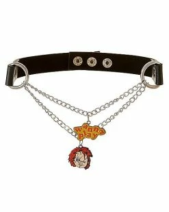 Cheapest 🎉 Chucky Wanna Play Chain Choker Necklace 🎁