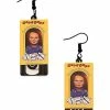 Best deal 👏 VHS Tape Good Guys Chucky Dangle Earrings ✔️ -Playboy Shop 03959491 a