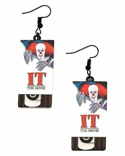 Best reviews of 😍 VHS Tape Pennywise Dangle Earrings - It 🌟